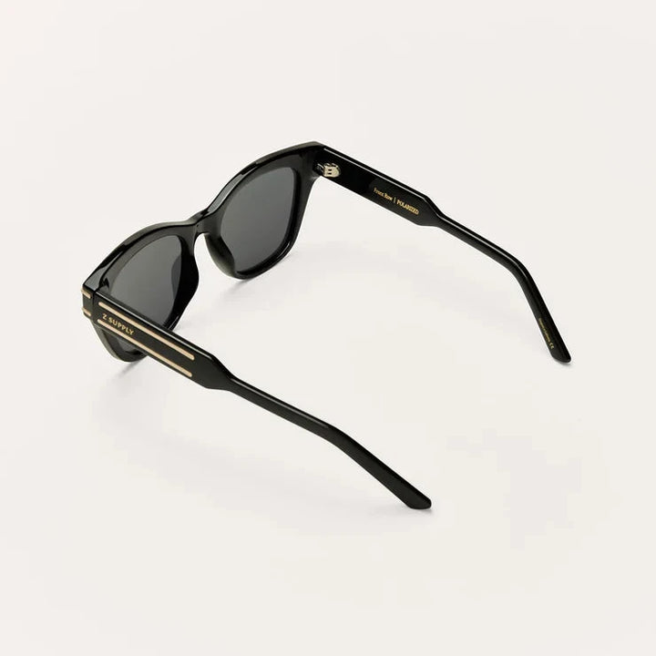 Front Row Sunglasses - Polished Black Grey