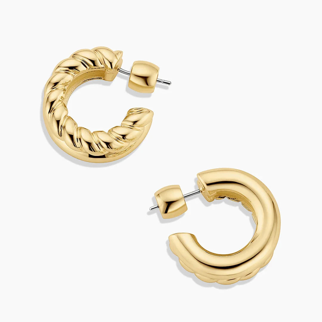Crew Stacked Hoops - Gold