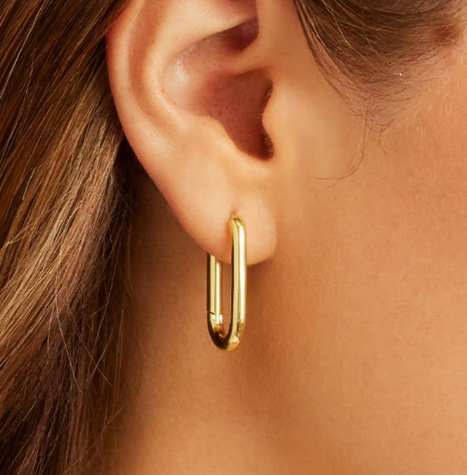 Zoey Hoop Earings - Gold