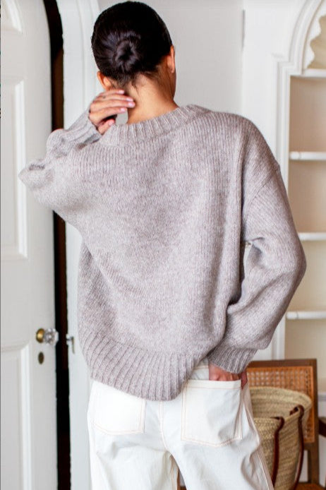 Cozy Sweater - Fog Grey Melange