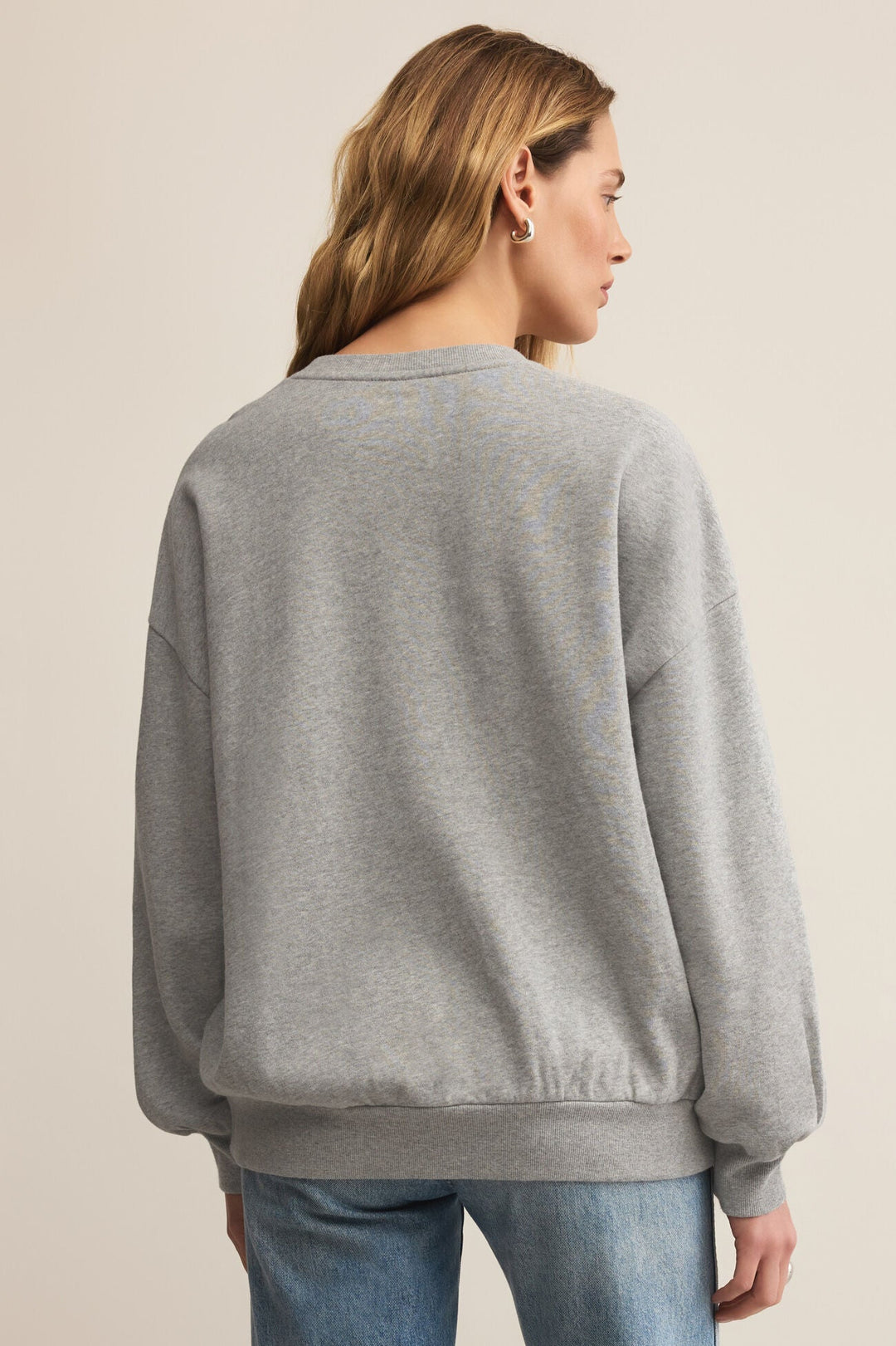 Apres Sunday Sweatshirt - Heather Grey