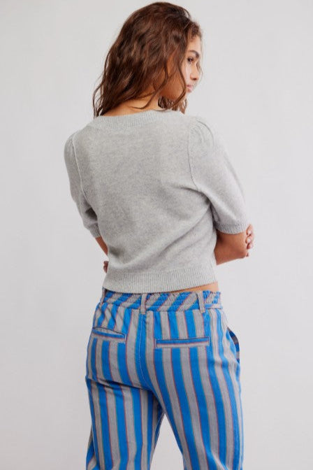 Isla Solid Cardi - Mineral Grey