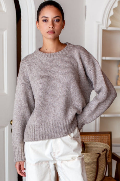 Cozy Sweater - Fog Grey Melange