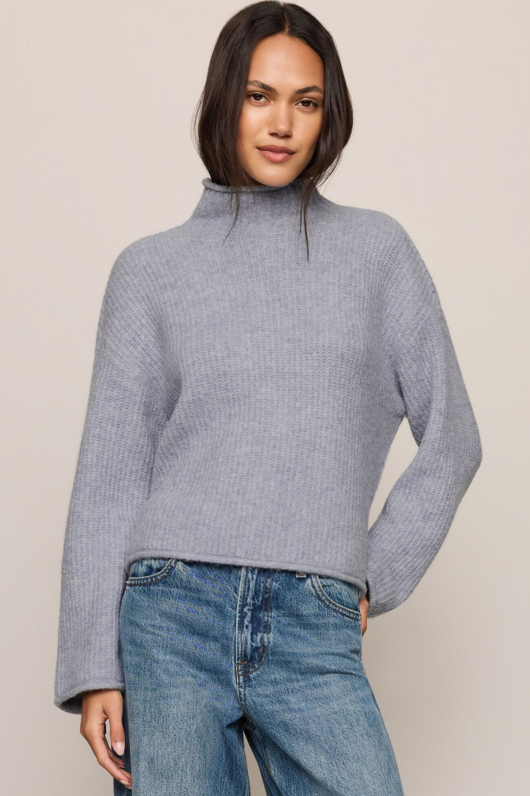 Warm Wishes Turtleneck Sweater - Silverlake