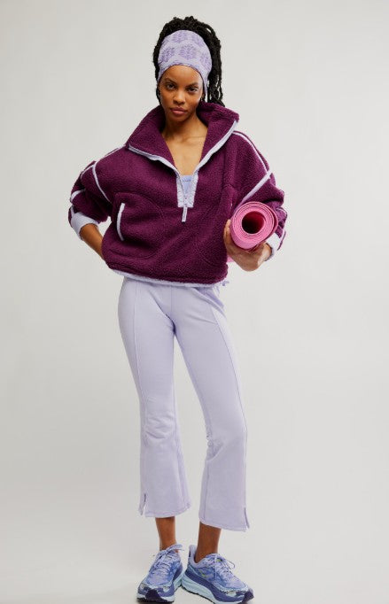 Mountain High Half Zip - Black Cherry Combo