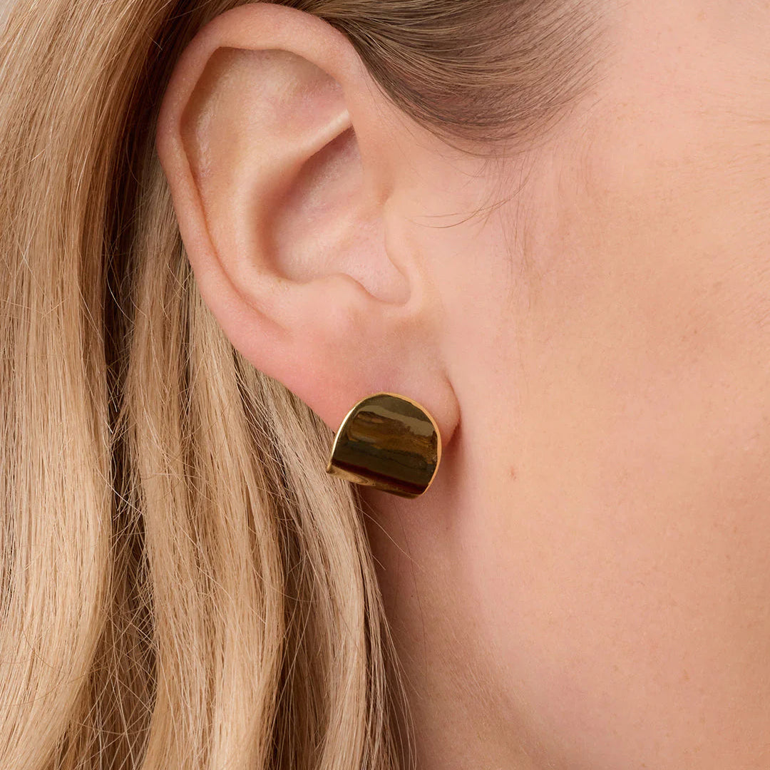 Charlie Wrap Studs - Gold