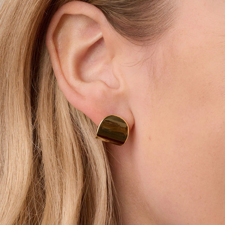 Charlie Wrap Studs - Gold