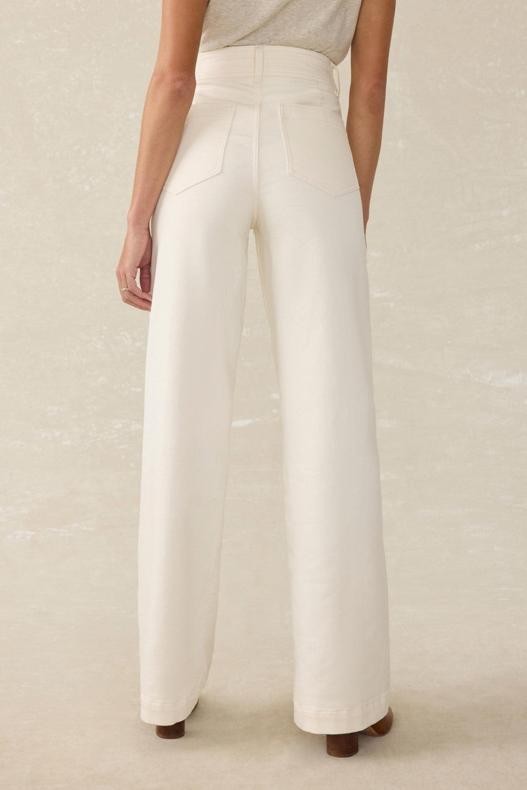 Stretch Terry Harbor Pant - Egret