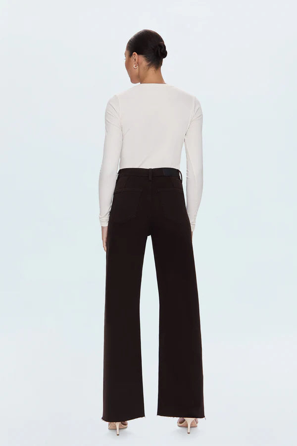 Penny High Rise Wide Leg - Mocha