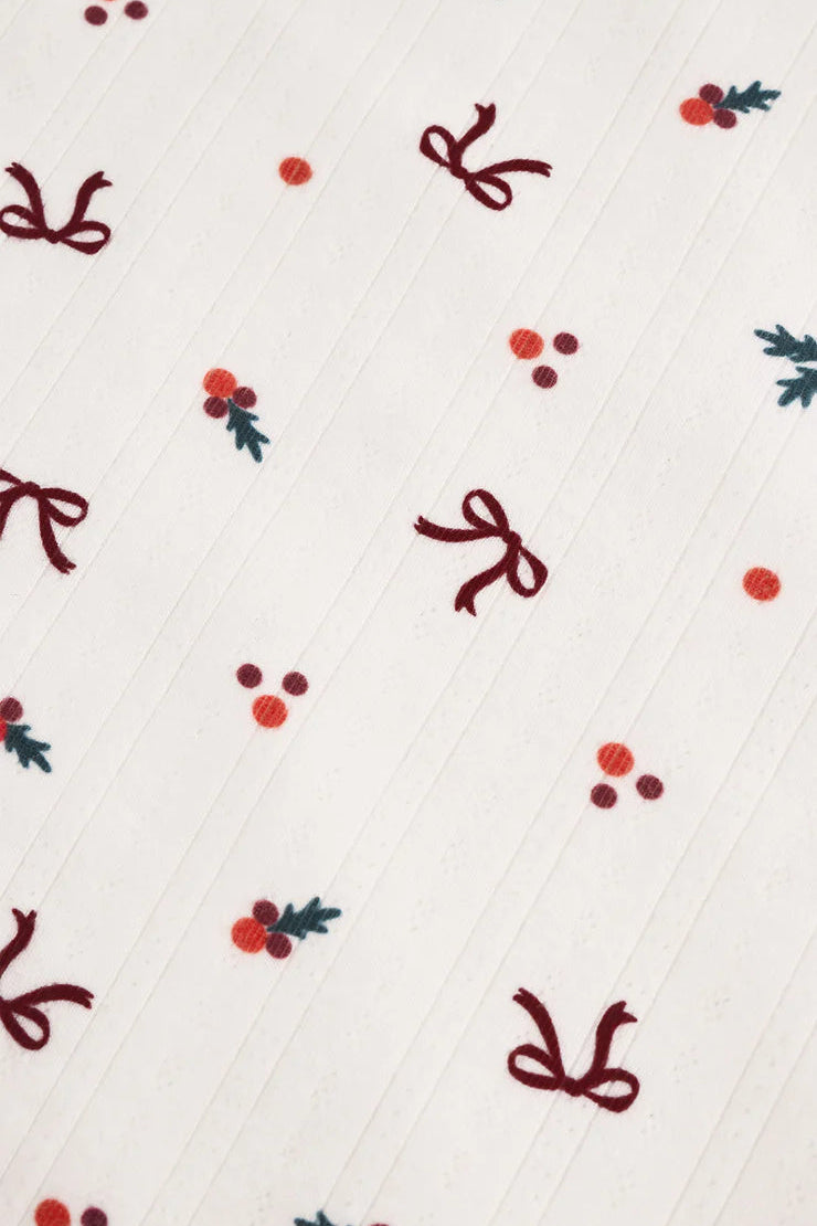 Holly Long Sleeve Top - White