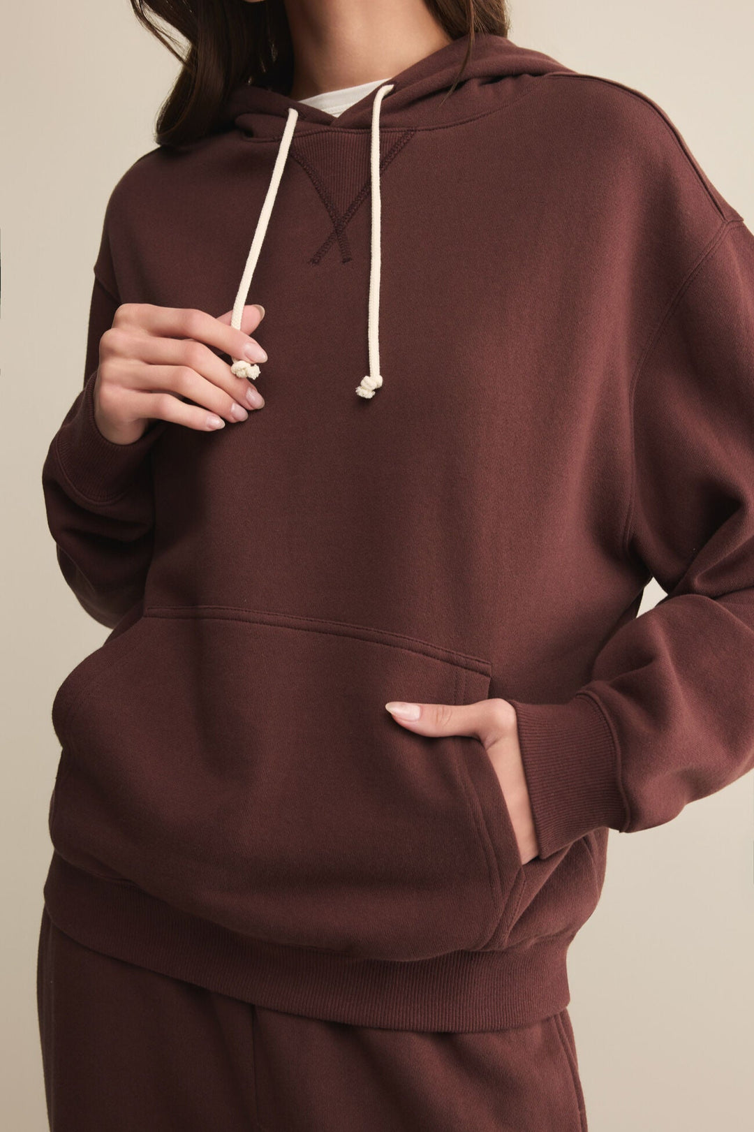 Coastal View Hoodie - Sandalwood