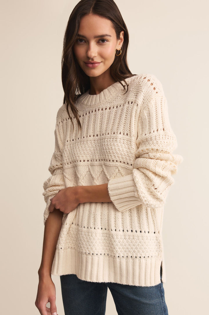 Cento Cable Sweater - Warm White
