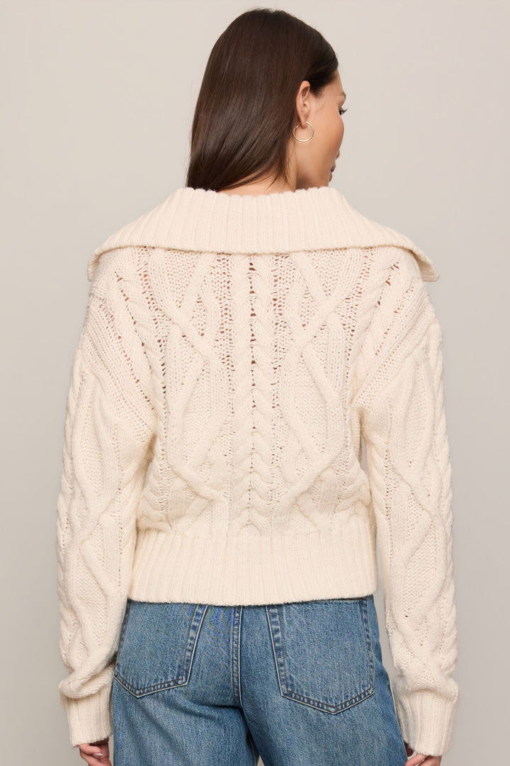 Hartwell Cable Knit Sweater - Sandstone