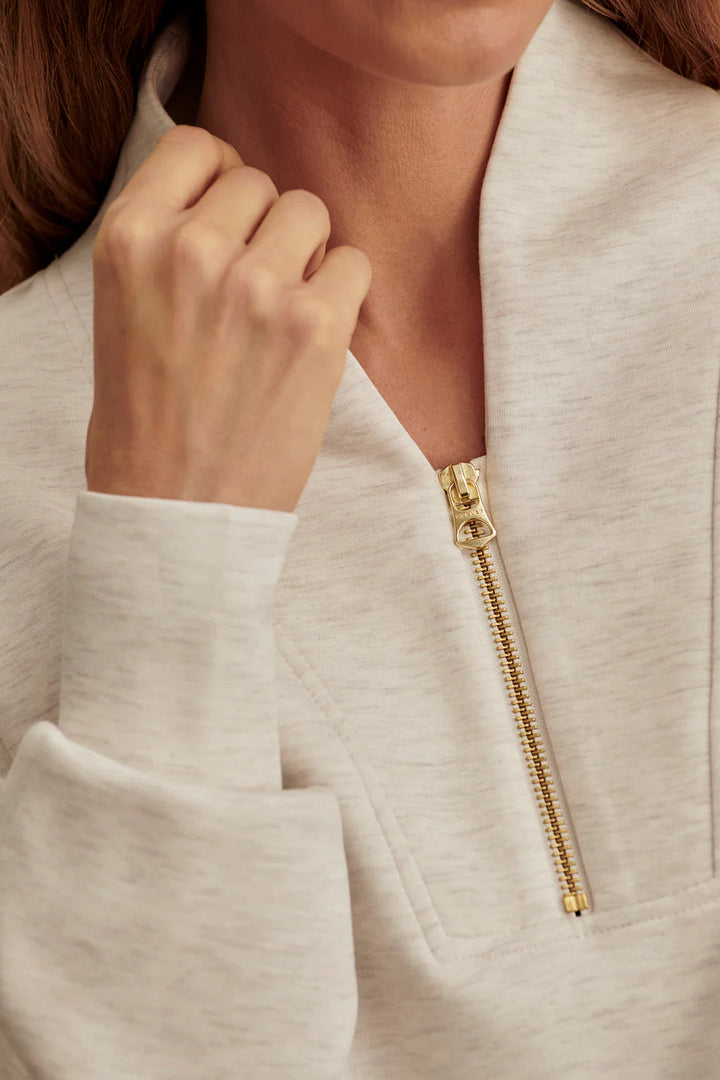 Davidson Sweatshirt- Ivory Marl