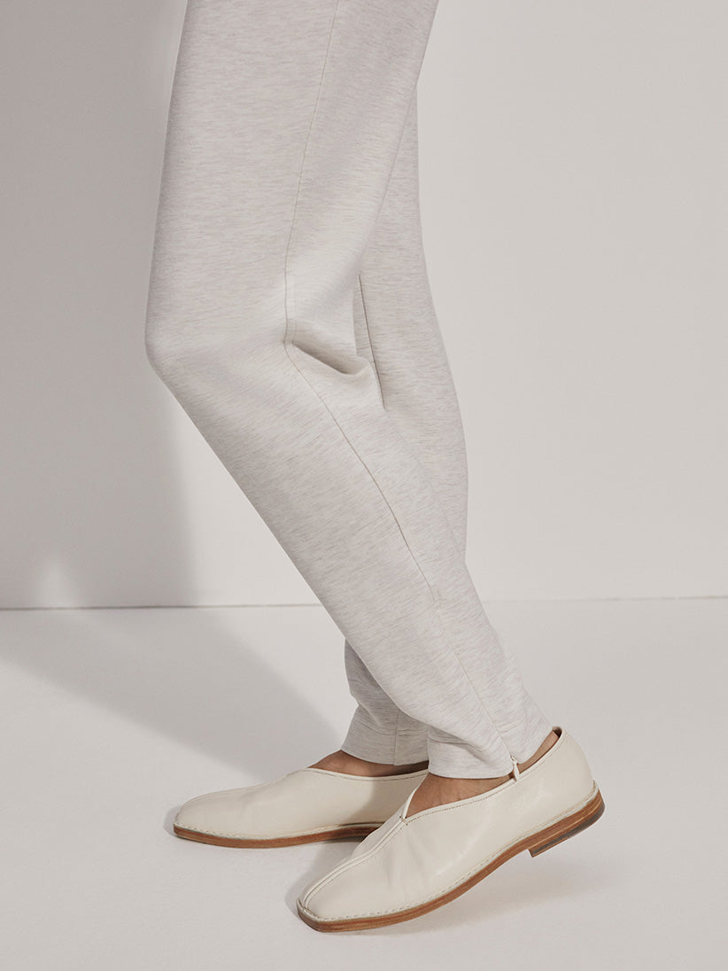 Slim Zip Hem Pant- 26 Ivory Marl