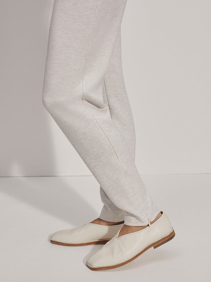 Slim Zip Hem Pant- 26 Ivory Marl