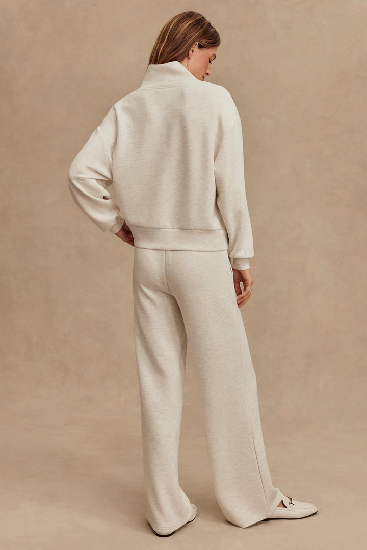 Davidson Sweatshirt- Ivory Marl