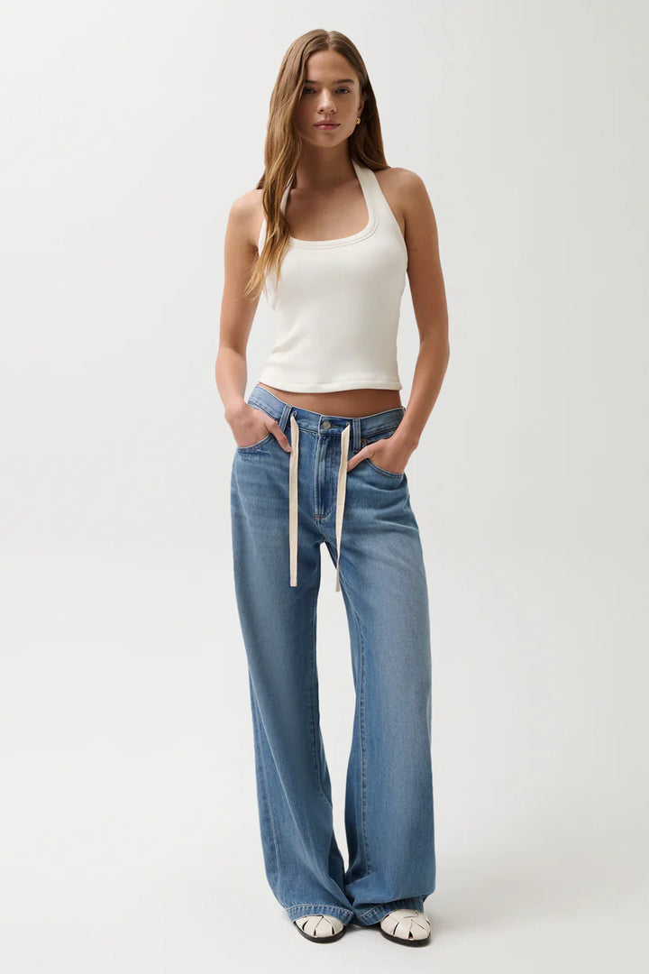 Jadyn Low Slung Palazzo with Draw Cord - Expanse