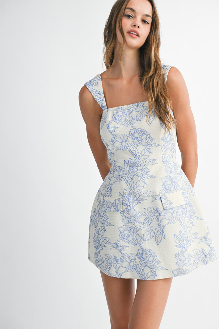 Mystic Jacquard Dress With Shorts