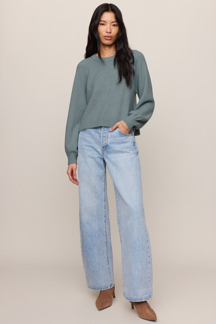 Coming Up Sweater - Soft Succulent - Detail