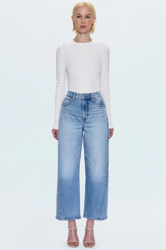 Kyra High Rise Bowed Ankle - Terrace