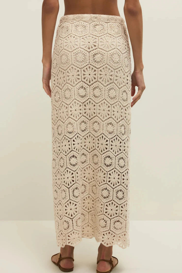 Raquel Lace Skirt - Natural