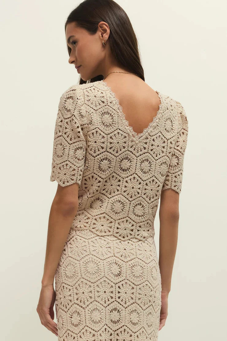 Raquel Lace Top - Natural