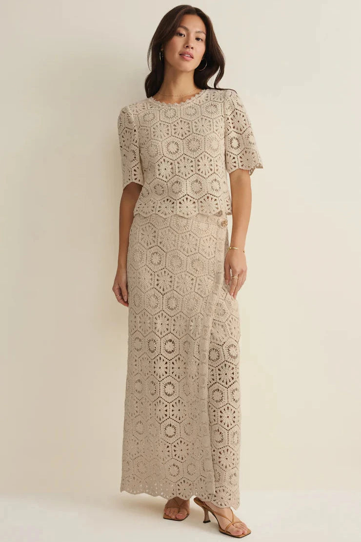 Raquel Lace Top - Natural