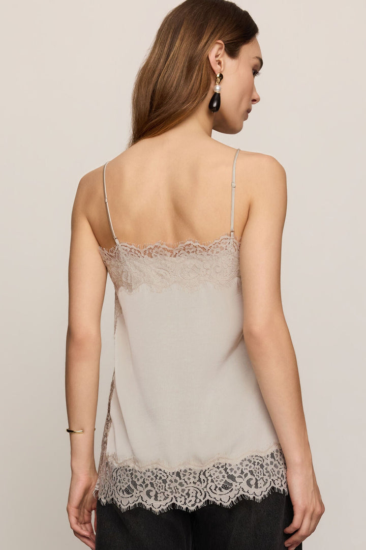 Roselle Lace Cami - Frosted Pearl