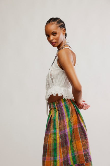 Alana Lace Tank - Ivory