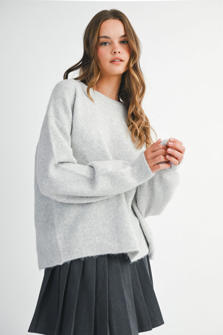 Eloise Sweater - Heather Grey