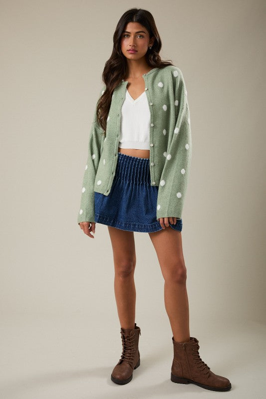 Lila Cardigan - Sage
