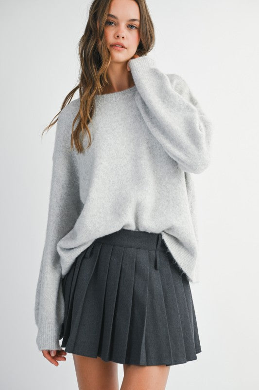 Eloise Sweater - Heather Grey