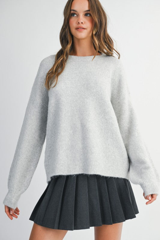 Eloise Sweater - Heather Grey