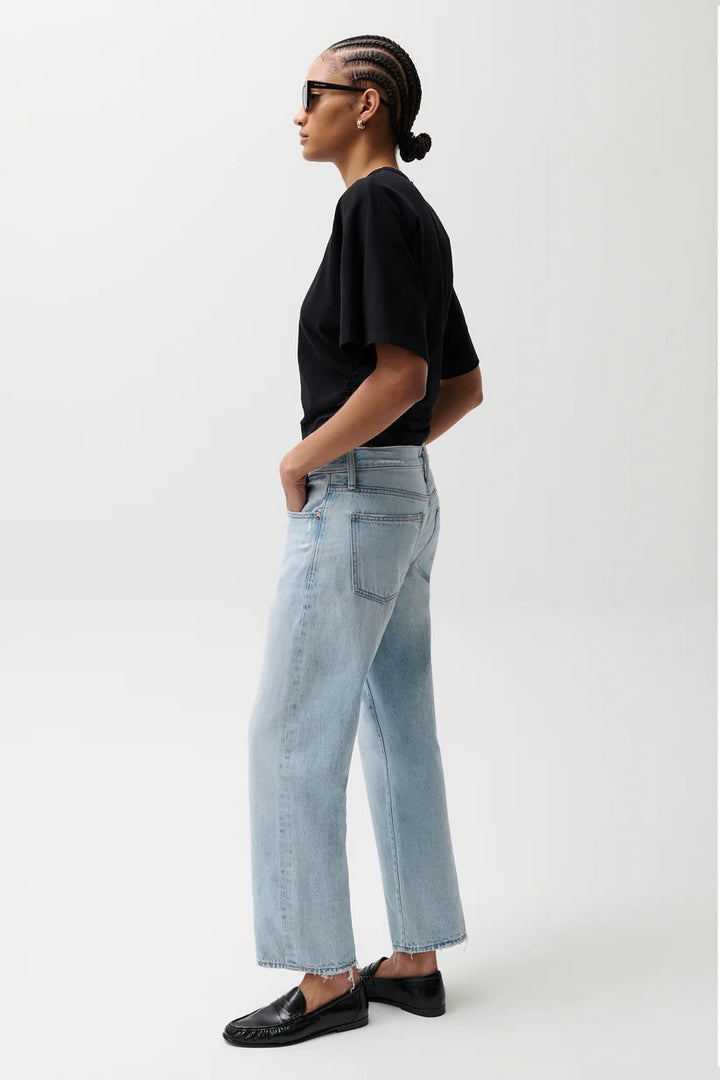 Lexi Mid Rise Bowed Straight Jean - Dolce Vita Vintage