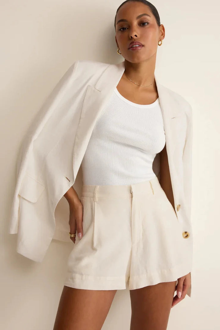 Vantage Linen Short - Cloud