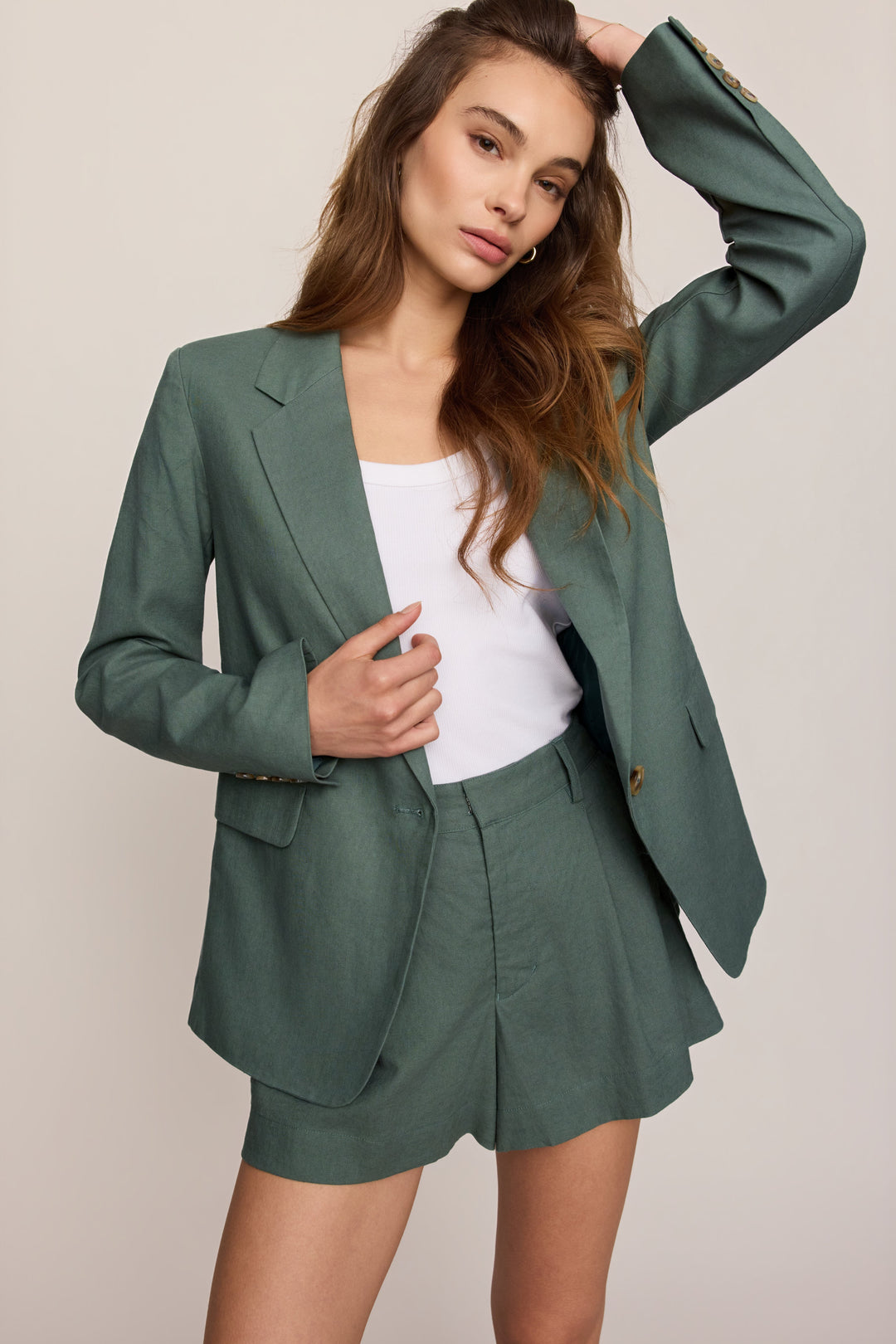 Vantage Linen Short - Everglade
