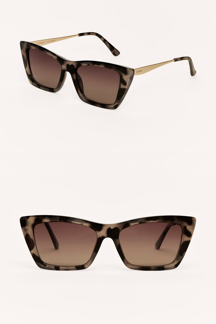 Lookout Sunglasses - Brown Tortoise Gradient Polar