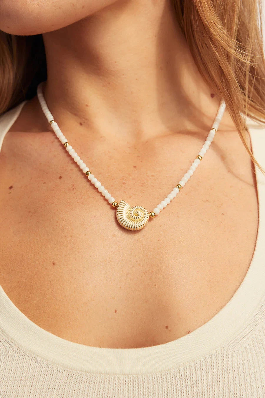 Nautilus Mother of Pearl Necklace