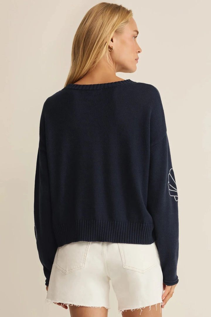 Paradise Reef Sweater - True Navy
