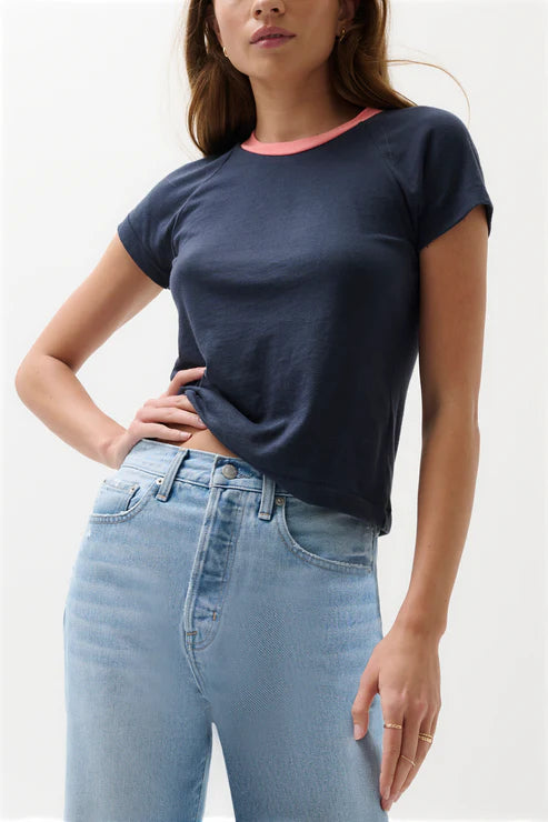 Ryn Baby Tee - Navy