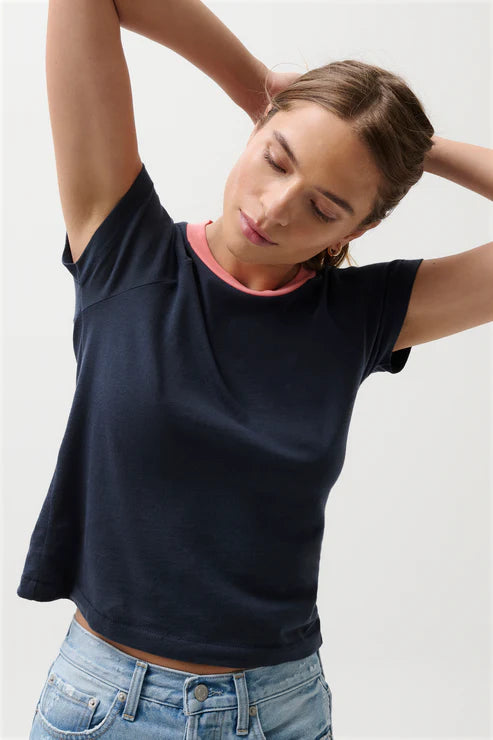 Ryn Baby Tee - Navy