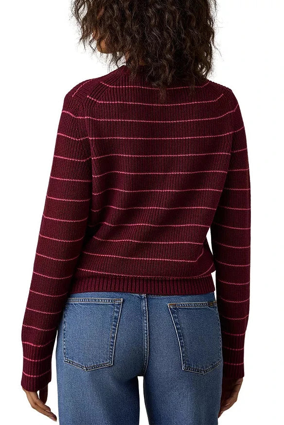 Northshore Crewneck - Desert Flame Stripe