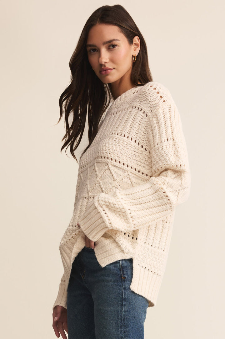 Cento Cable Sweater - Warm White
