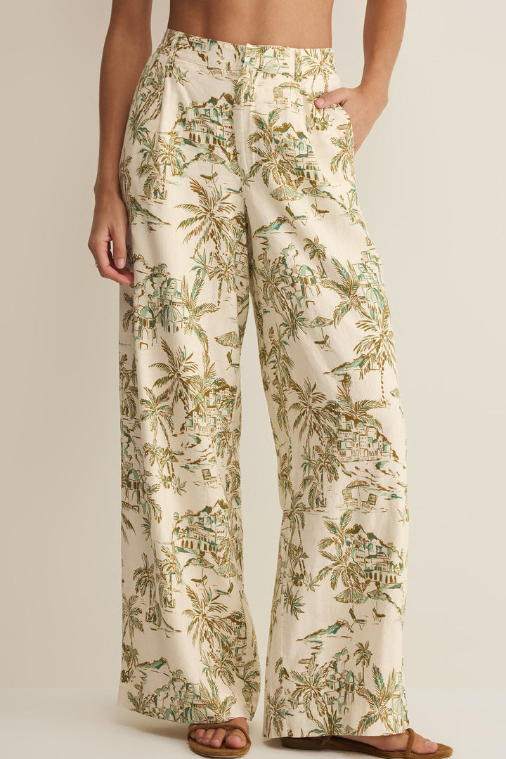Overlook Tiki Tide Pant - Island Coconut
