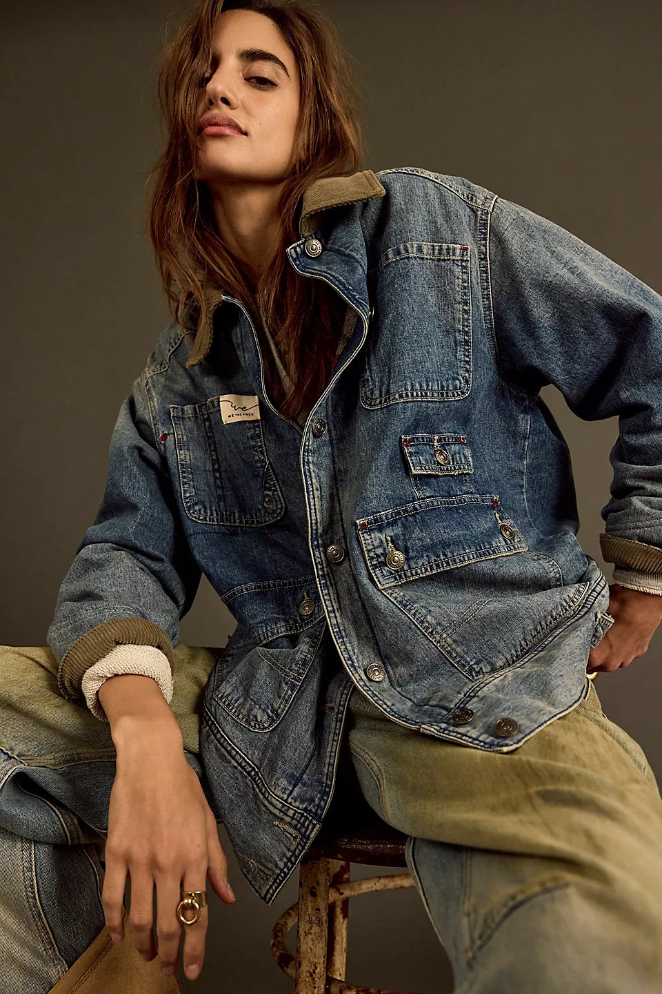 Sweet Talk Denim Barn Jacket In Century Wash