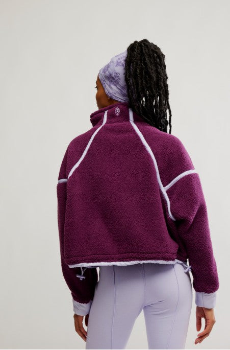 Mountain High Half Zip - Black Cherry Combo