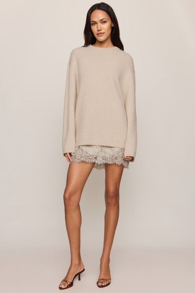 Chill Mode Sweater - Frosted Pearl
