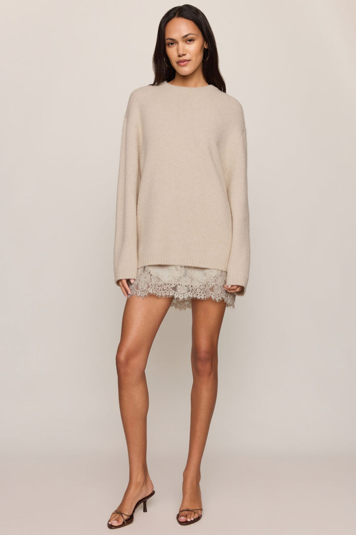 Chill Mode Sweater - Frosted Pearl