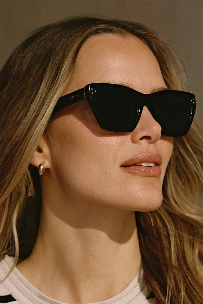 Park Ave Sunglasses - Polished Grey-Black